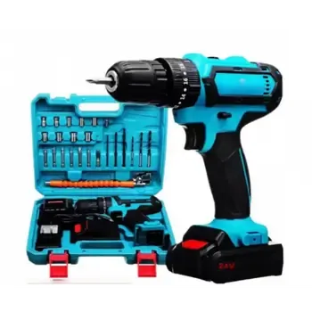 Шуруповерт 24V  з набором інструментів, Акумуляторний шуруповерт