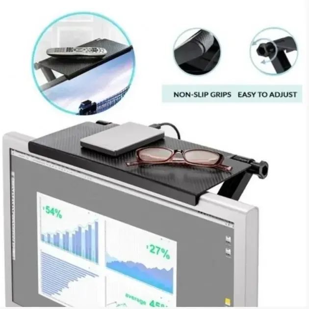 Зручна полиця на телевізор, монітор Screen top shelf