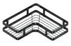Кутова полиця для ванної кімнати із нержавіючої сталі Corner shower caddy Чорного кольору
