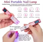 Ультрафіолетова УФ/ світлодіодна лампа для дизайну нігтів USB AND 1-44