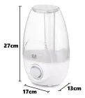 Ультразвуковий зволожувач повітря на 2.1 л із регулятором Ultrasonic Humidifier HD-2107