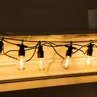 Вулична гірлянда ретро-формату на 10 Led-ламп, довжина 5 метрів, тепле біле освітлення