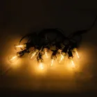 Вулична гірлянда ретро-формату на 10 Led-ламп, довжина 5 метрів, тепле біле освітлення