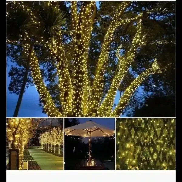 Вулична гірлянда із сонячною панеллю лінза діод SFK-16 Водонепроникні світлодіодні лампи-гірлянда 10м