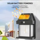 Вуличний світильник Solar Interaction Wall Lamp BK-888 із датчиком руху на сонячній батареї
