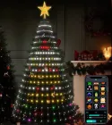 Розумна гірлянда на ялинку Smart 200 LED, з керуванням зі смартфона, 16 кольорів