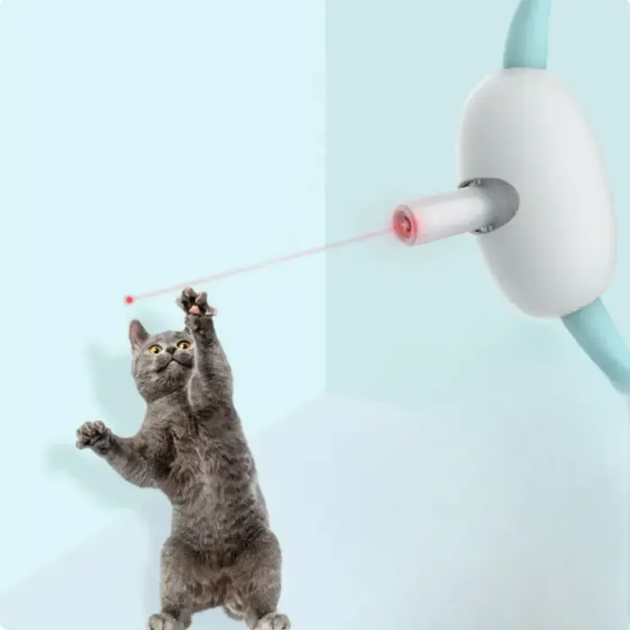 Розумний лазерний нашийник для кішок та кішок Laser Collar інтерактивна смарт із вбудованим лазером