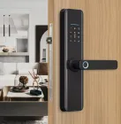 Розумний  дверний замок біометричний замок ручка з відбитком пальця цифровий замок без ключа