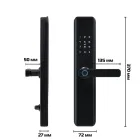 Розумний  дверний замок біометричний замок ручка з відбитком пальця цифровий замок без ключа