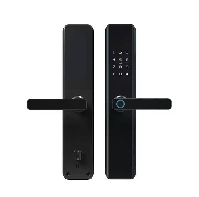 Розумний  дверний замок біометричний замок ручка з відбитком пальця цифровий замок без ключа