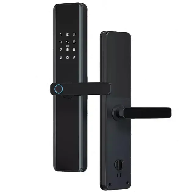 Розумний  дверний замок біометричний замок ручка з відбитком пальця цифровий замок без ключа