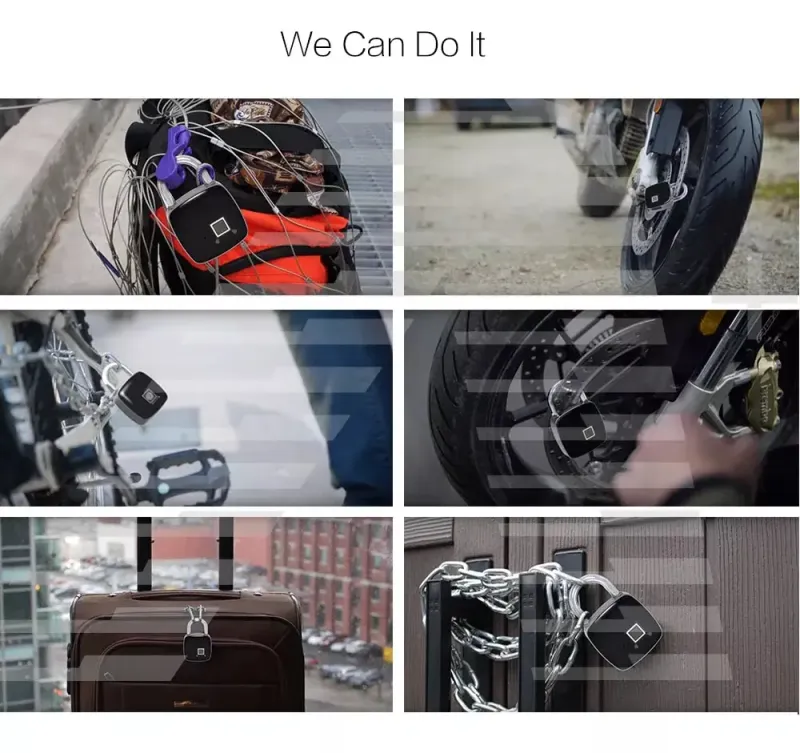 Замок зі сканером відбитка пальця Finger lock P3