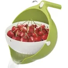 Універсальна миска – дуршлаг Mesh Strainer Drain Basket • Господарський силіконовий кошик зі зливом 2в1