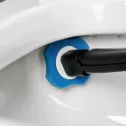 Універсальна щітка для прибирання ванної зі змінними насадками MTS clip type removable toilet brush