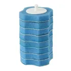 Універсальна щітка для прибирання ванної зі змінними насадками MTS clip type removable toilet brush