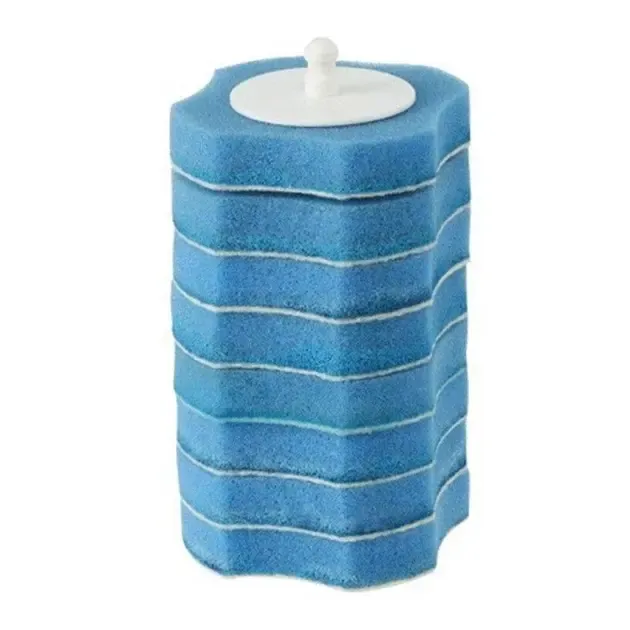 Універсальна щітка для прибирання ванної зі змінними насадками MTS clip type removable toilet brush