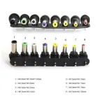 Універсальний зарядний пристрій MY-150 адаптер для ноутбуків 220 В 8 насадок