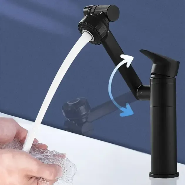 Універсальний поворотний змішувач для ванної кімнати