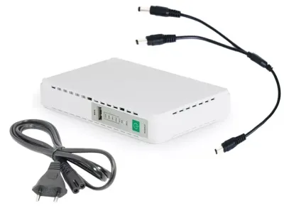 UPS для роутера та відеокамери з акумулятором – powerbank з виходом 5V, DC-9/12V, POE 15/24V