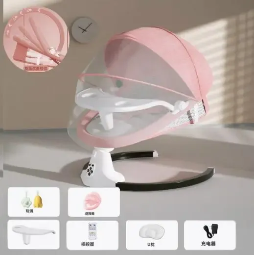 Заспокійливе крісло-гойдалка/колисковий шезлонг WX-088A