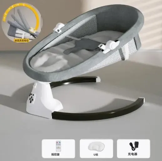 Заспокійливе крісло-гойдалка/колисковий шезлонг WX-088A