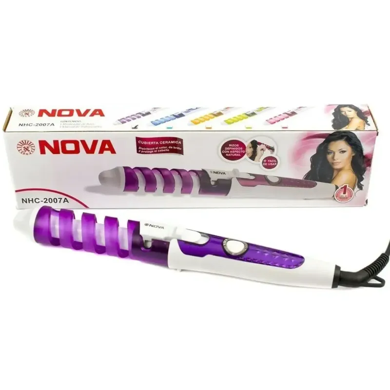 Праска для волосся (плойка) NOVA 2007 Спіральна плойка