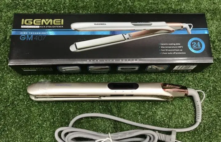 Праска випрямляч для волосся Gemei GM 407