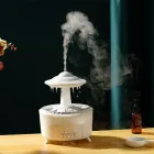 Зволожувач повітря аромадифузор з підсвічуванням зволожувач краплі дощу, дифузор нічник НЛО; V56 UFO Raindrop Aroma Diffuser