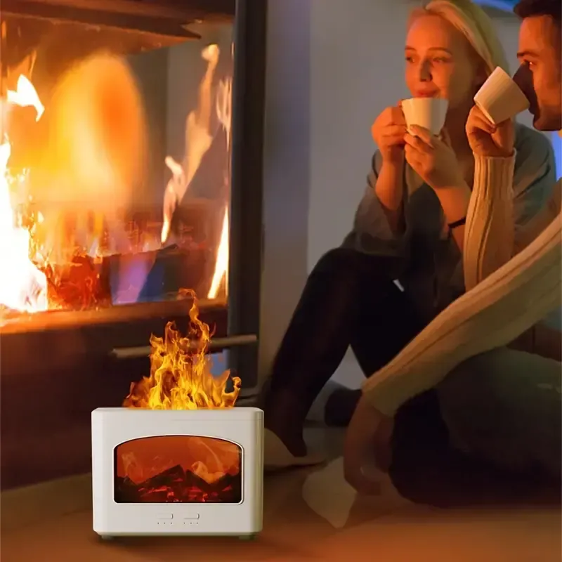 Зволожувач повітря для будинку з ефектом полум'я 12-24v Камін