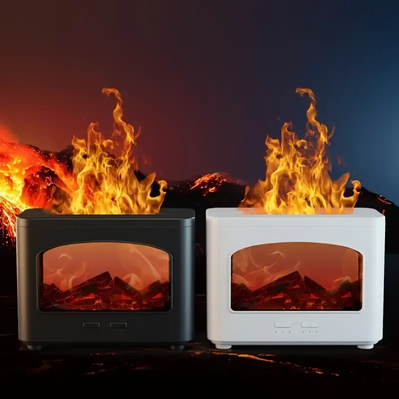 Зволожувач повітря для будинку з ефектом полум'я 12-24v Камін