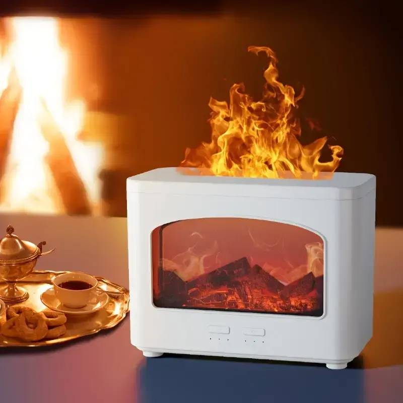 Зволожувач повітря для будинку з ефектом полум'я 12-24v Камін