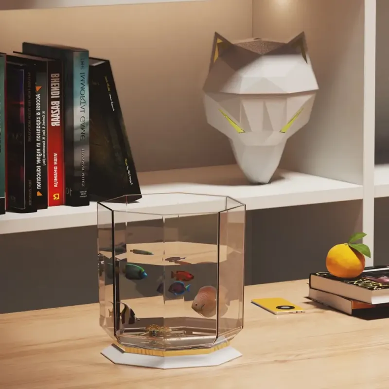 Зволожувач повітря портативний  WOLF Air Humidifier, аромадифузор електричний з резервуаром для ефірної олії, ультразвуковий, 650 мл