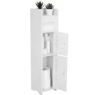 Вузька шафа для ванної кімнати та туалету, тримач туалетного паперу для підлоги PK-01 (80cm*15cm*15cm)