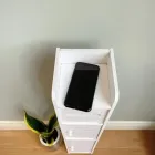 Вузька шафа для ванної кімнати та туалету, тримач туалетного паперу для підлоги PK-01 (80cm*15cm*15cm)