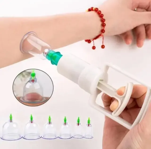 Вакуумні антицелюлітні масажні банки 6 штук