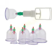 Вакуумні антицелюлітні масажні банки 6 штук