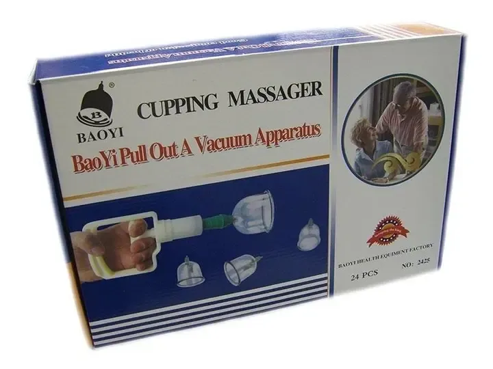 Антицелюлітні масажні вакуумні банки (24 штуки в комплекті)