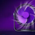 Вентилятор MiJia портативний настільний з акумулятором 4000 мАг