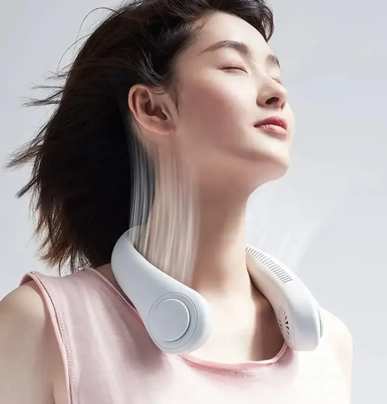 Вентилятор на шию Cat-neck Fan міні портативний, Універсальний вентилятор на шию USB