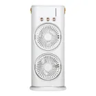 Вентилятор настільний подвійний з охолодженням Double-ended Spray Fan LED-підсвічування 3 швидкості, розпилювач водяного туману