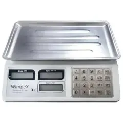 Ваги торговельні Wimpex WX-5004 до 50 кг з металевими кнопками на батарейках