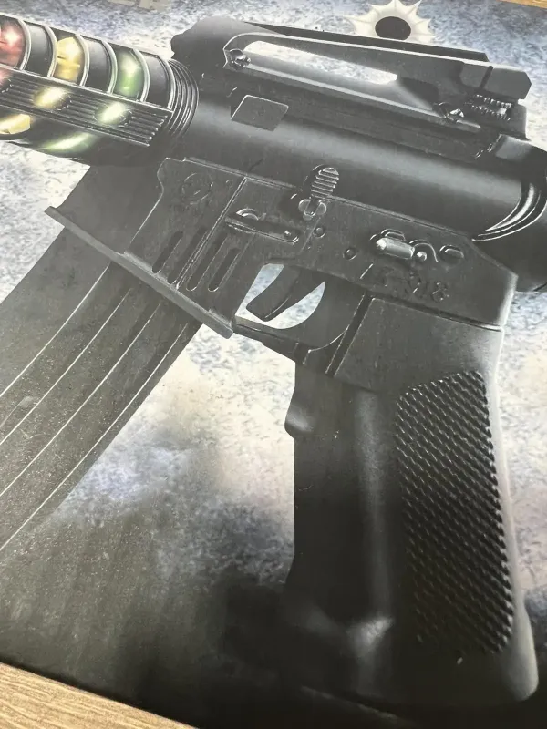 Іграшка автомат Ак-918 зі світловими та звуковими ефектами