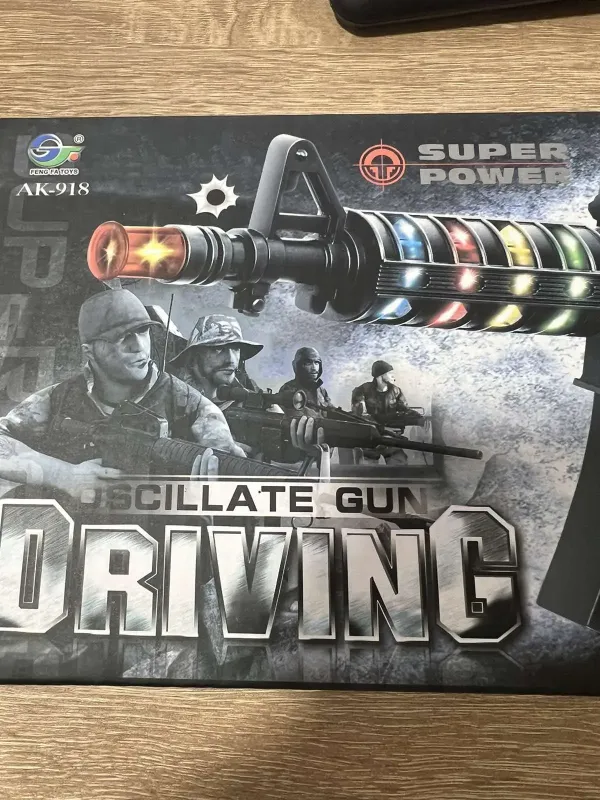 Іграшка автомат Ак-918 зі світловими та звуковими ефектами