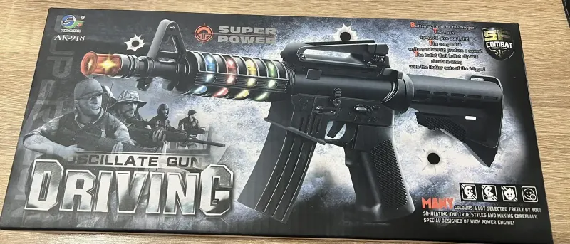 Іграшка автомат Ак-918 зі світловими та звуковими ефектами
