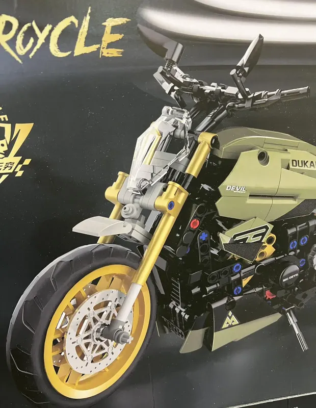 Конструктор-мотоцикл Лего "DUCATI GRAND DEVIL" 756 деталей QJ 5184