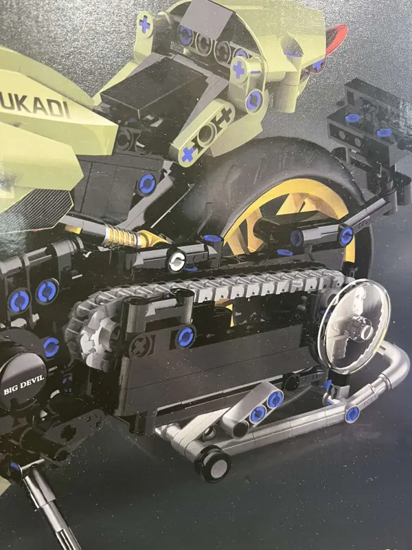 Конструктор-мотоцикл Лего "DUCATI GRAND DEVIL" 756 деталей QJ 5184