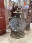 Ялинка з подар. Чарівний ліхтар круглої форми "З анімацією" 26 см., новорічний світильник