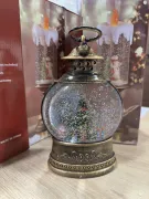 Ялинка з подар. Чарівний ліхтар круглої форми "З анімацією" 26 см., новорічний світильник