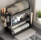 Сушарка органайзер для кухонного посуду триярусна