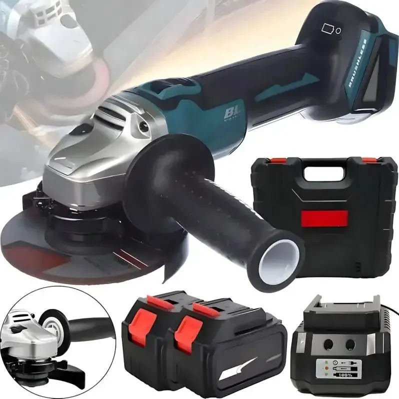 Потужна акумуляторна болгарка в кейсі LITHIUM POWER компактна акумуляторна болгарка, 2 акумулятори 24V